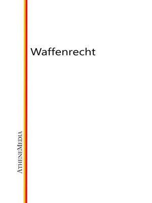 cover image of Waffenrecht